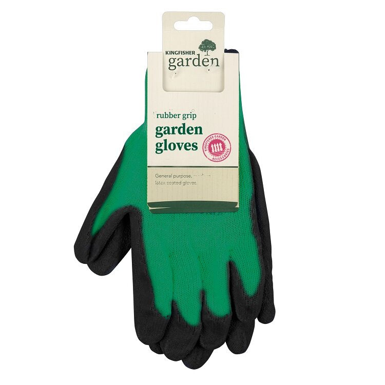 Rubber Grip Garden Gloves Medium