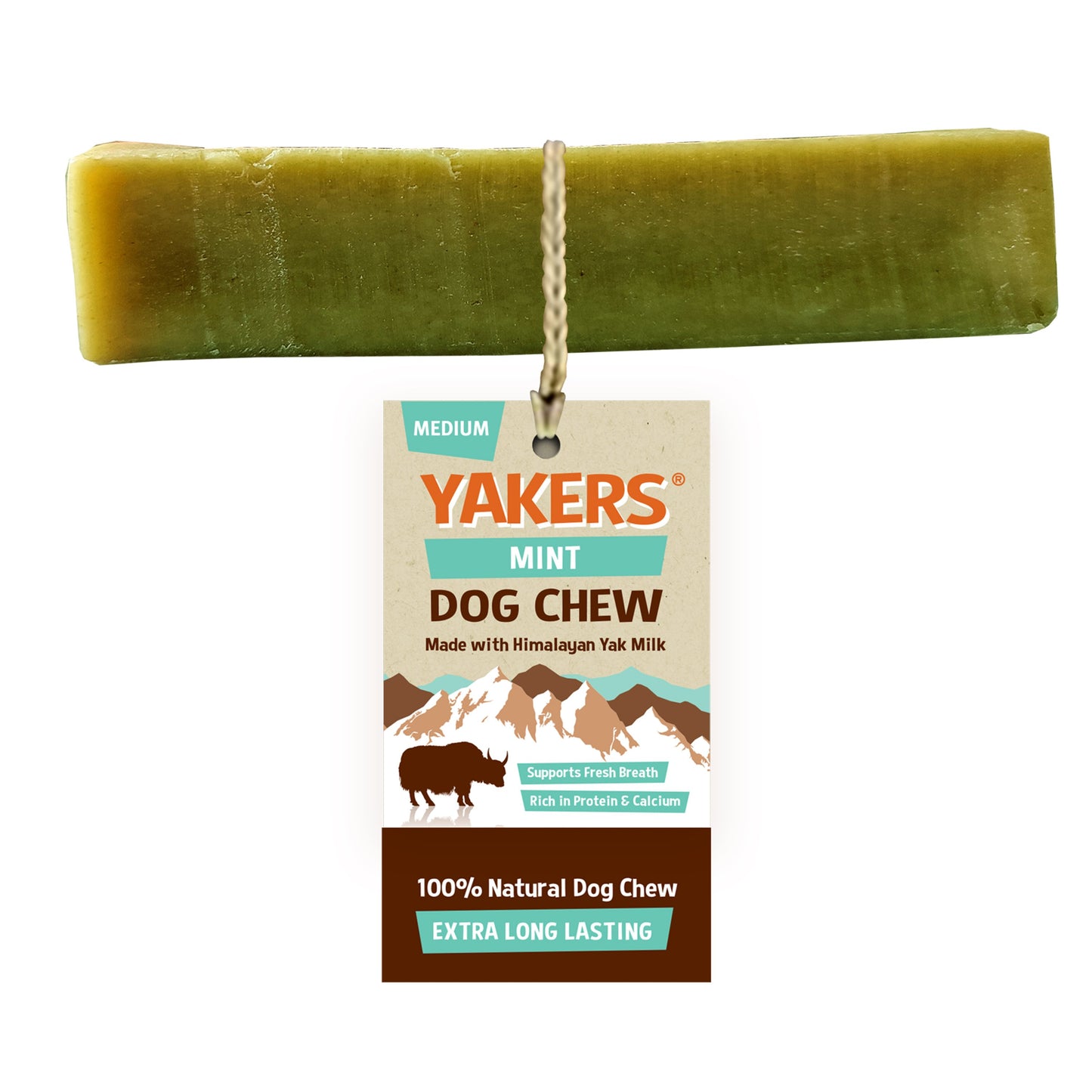 Yakers Dog Chew Medium Mint