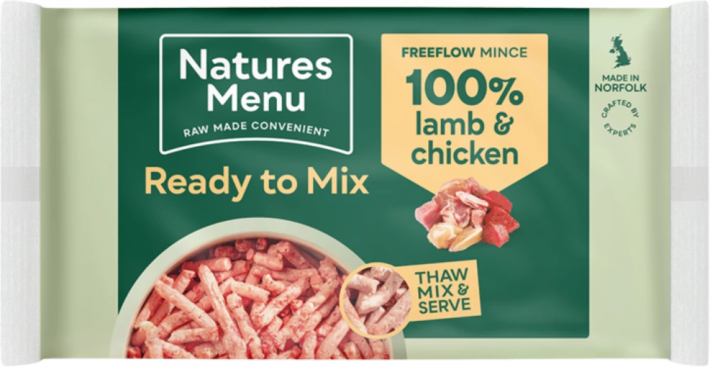 Natures Menu Free Flow Chick & Lamb for Adult Dogs 2kg