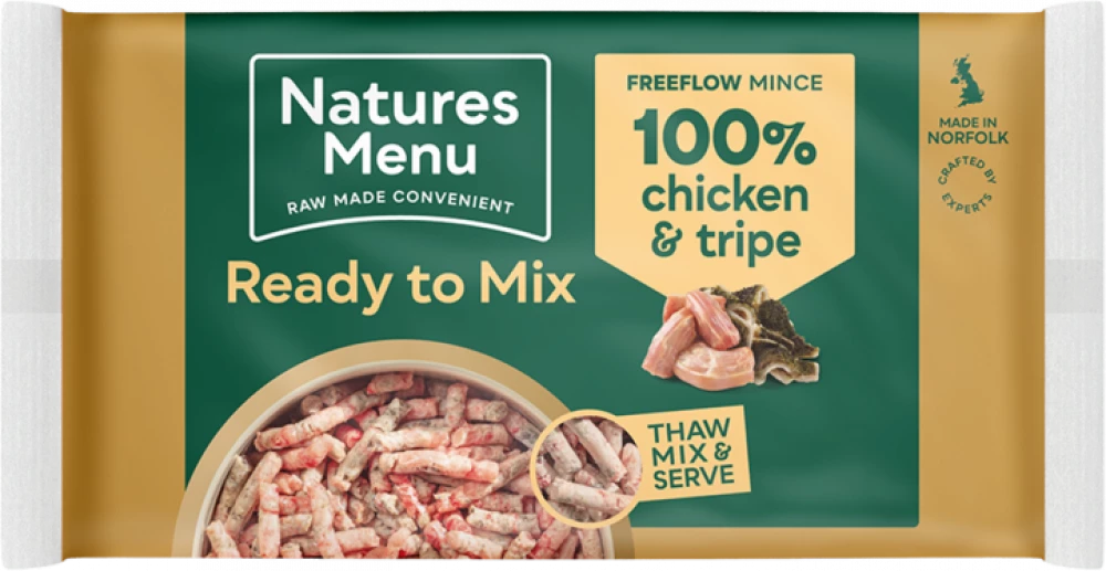 Natures Menu Free Flow Chick & Tripe for Adult Dogs 2kg