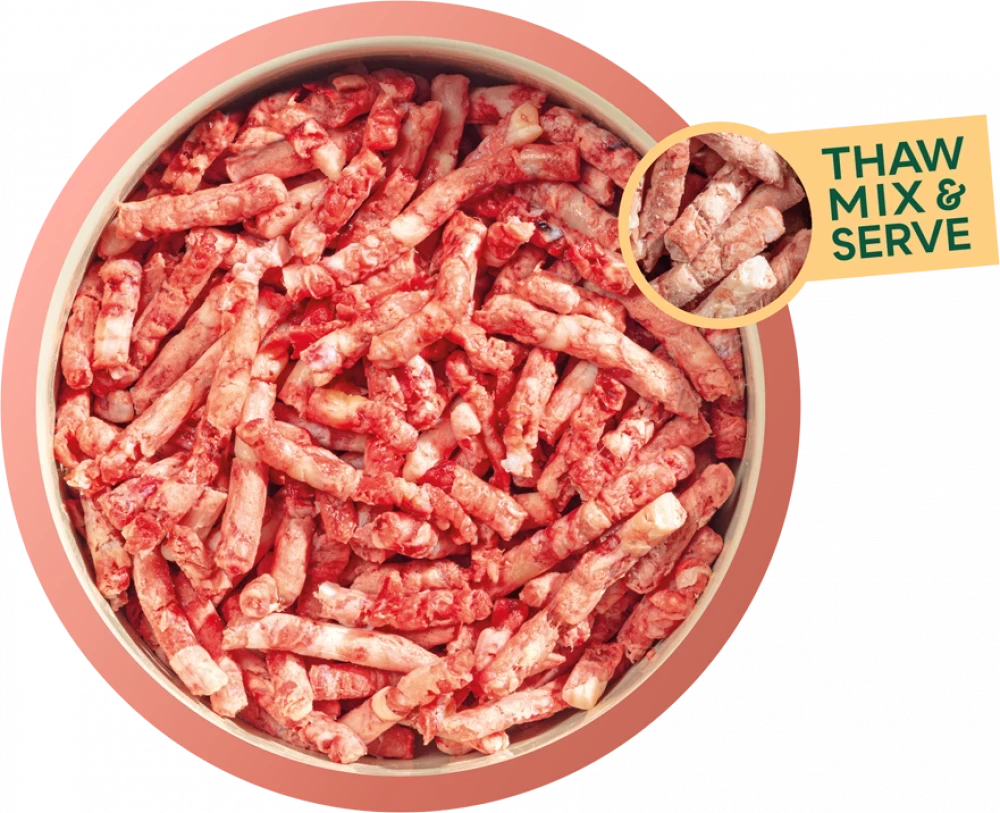 Natures Menu Raw Free Flow Beef for Adult Dogs 2kg