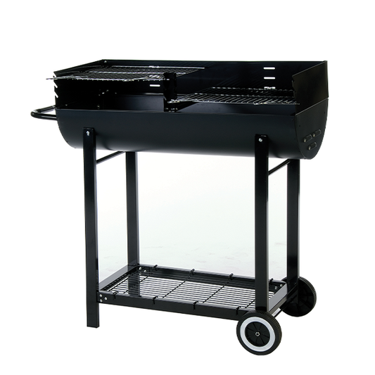 Half Barrel Charcoal Barbecue