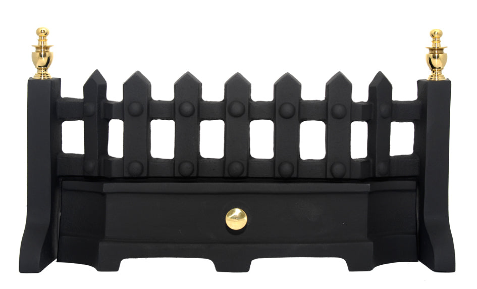 Style Fret 16' Black with Brass Finials