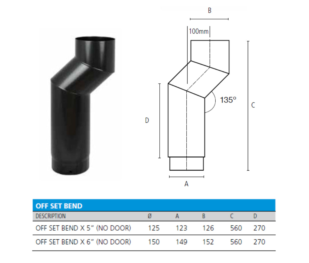 125mm Offset Section – Fitch First