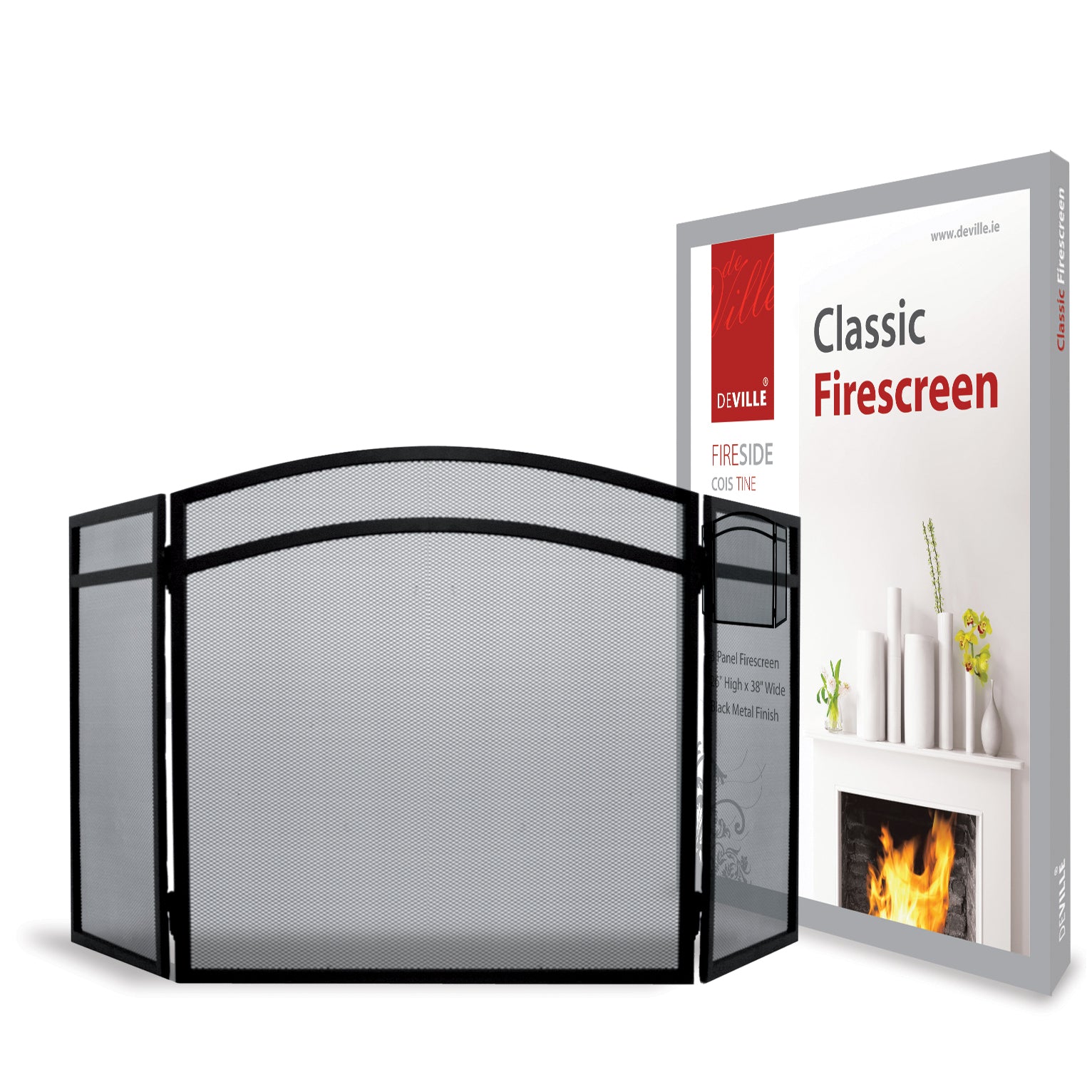 3 Fold Classic Firescreen – Fitch First