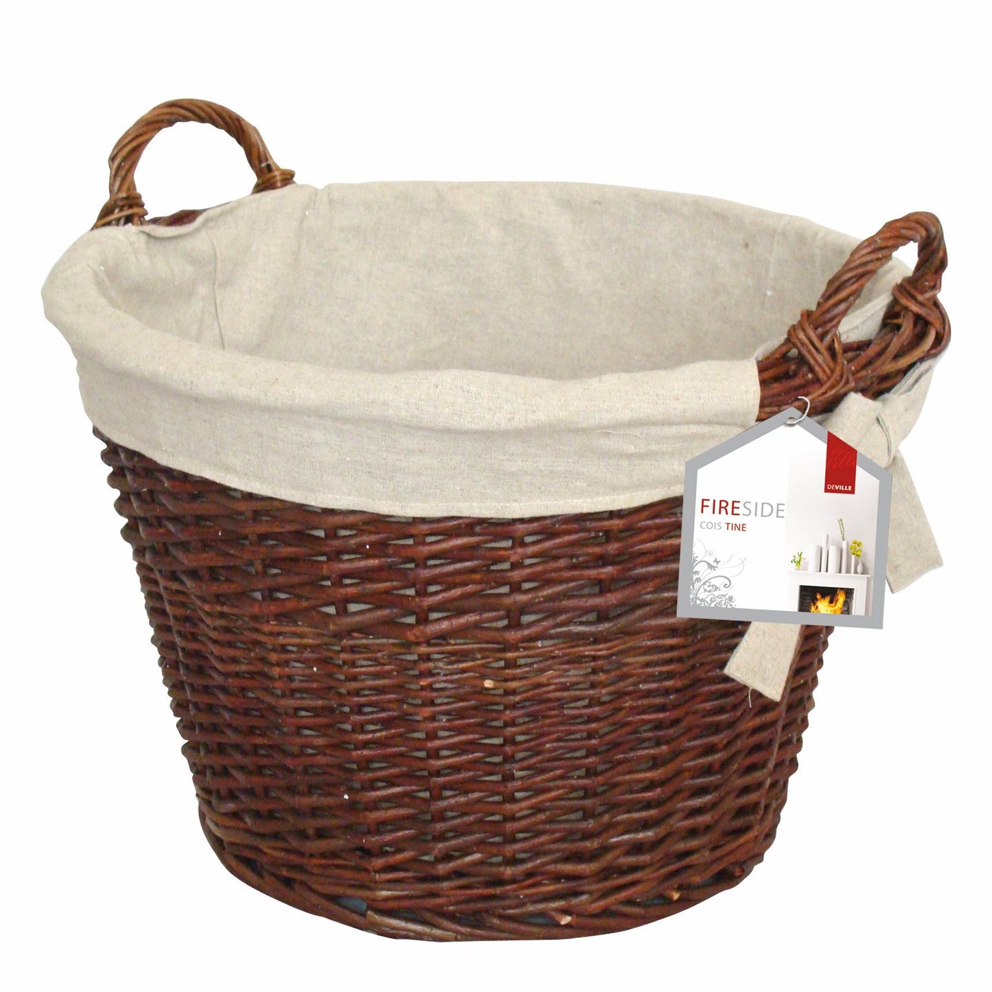 Round Wicker Basket / Jute