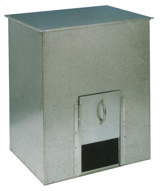 Galvanised Coal Bunker