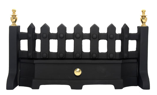Style Fret 16' Black with Brass Finials