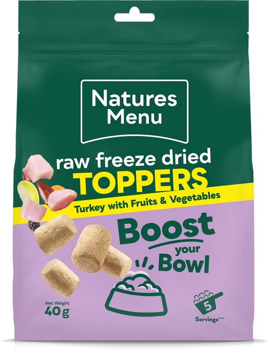 Turkey Toppers Freeze Dried 40g