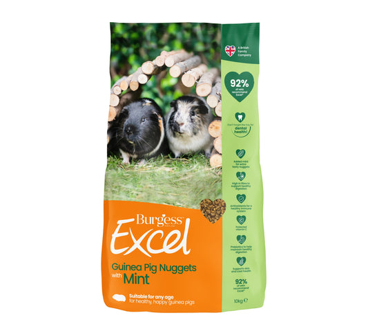 Burgess Excel Guinea Nuggets Mint 10kg