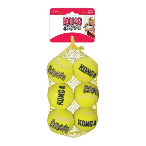 Kong Squeakair Tennis Ball x 6