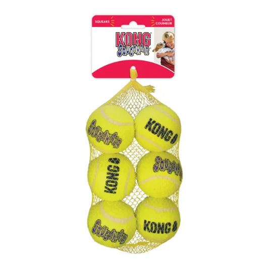 Kong Squeakair Tennis Ball x 6