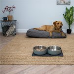 Pet Feeding Mat Grey 45 x 27.5cm